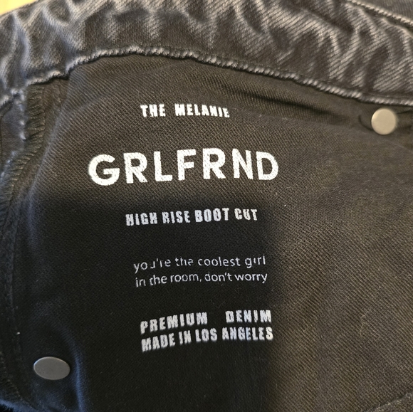 GRLFRND The Melanie High Rise Boot Cut Jean Rockaway Size 31 - Picture 7 of 9